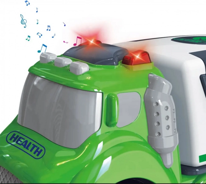 Woopie City Truck Vuilniswagen Geluids- en Lichteffecten