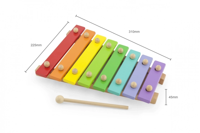 Houten xylofoon voor kinderen