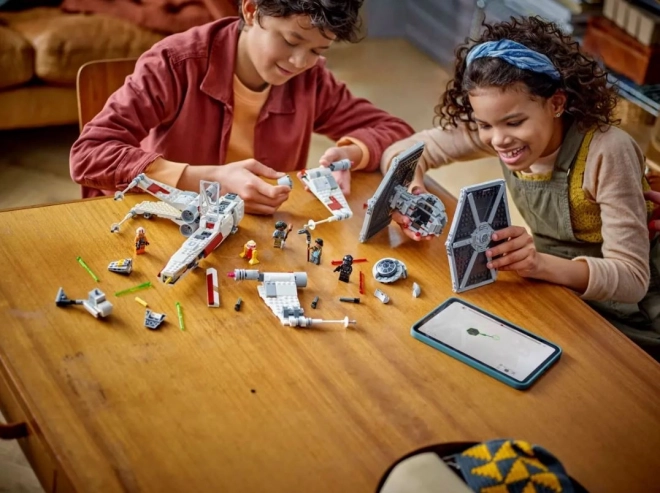 LEGO Star Wars 75393 TIE Fighter en X-Wing - gecombineerde bouwset