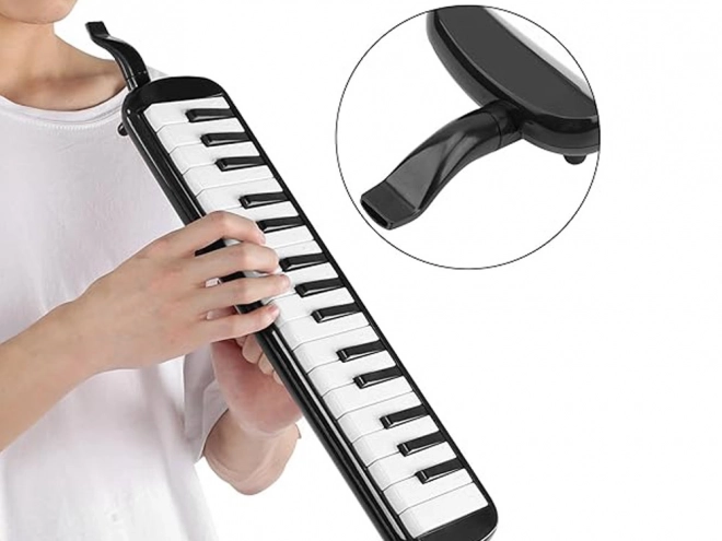 Melodica met toetsenbord en hoes