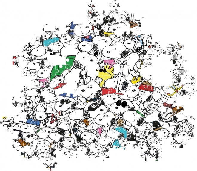CLEMENTONI Onmogelijk Puzzel Peanuts 1000 stukjes