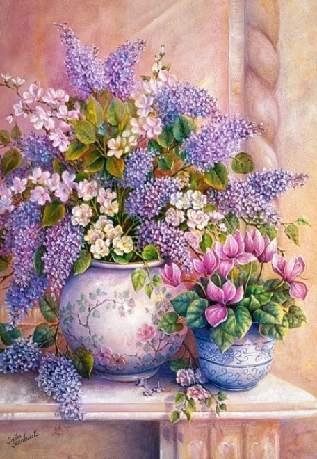 Castorland puzzel 1500 stukjes – leliebloemen