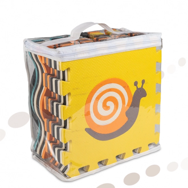 Educatieve schuim puzzelmat dieren 114 x 114 cm 25 stukken