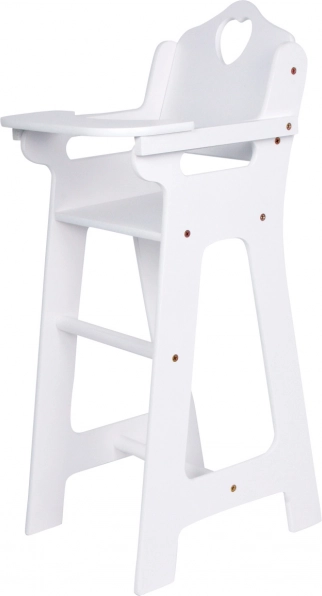 Houten kinderstoel voor poppen Small Foot – wit