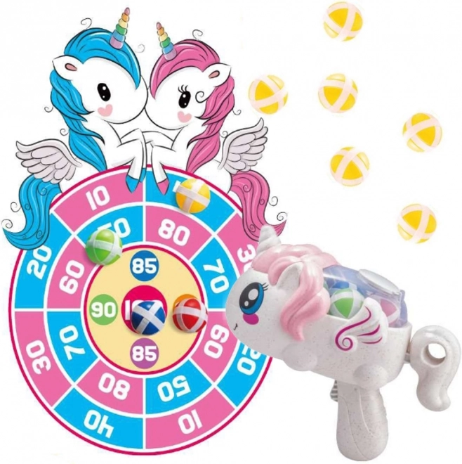 Woopie 2-in-1 Dartspel voor Kinderen Eenhoorn