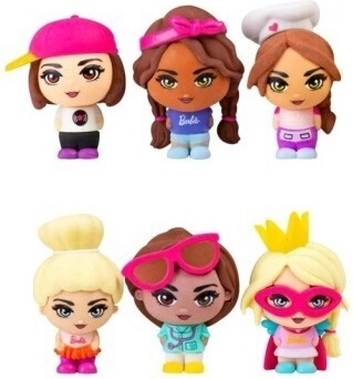 Verzamelfiguur BARBIE van MATTEL – verrassing 2-in-1 (6 soorten)