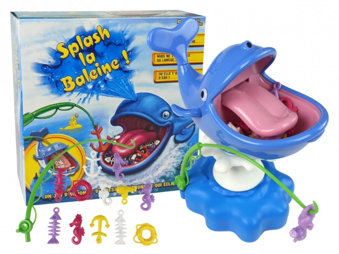 Water spuitende walvis arcade spel