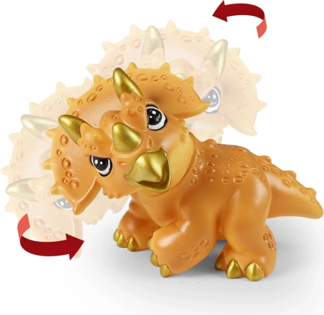 Grappige dinosaurus Triceratops 13 cm