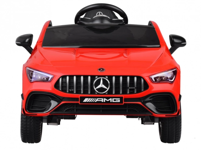 Elektrische kinderauto Mercedes AMG CLA 45s met schommelfunctie – Rood