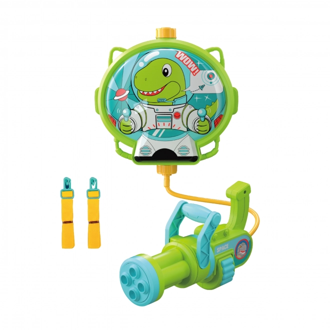 Waterpistool met rugzak Dino