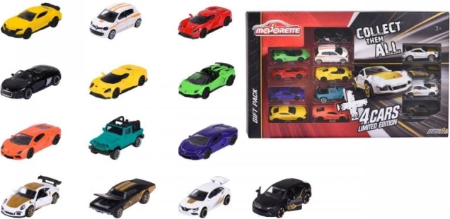 cadeauset van metalen autootjes – 13 stuks limited edition
