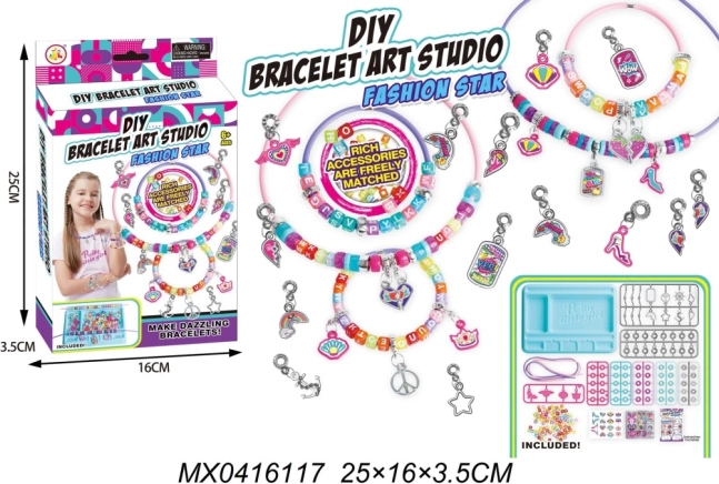 Set voor het maken van armbanden Fashion star