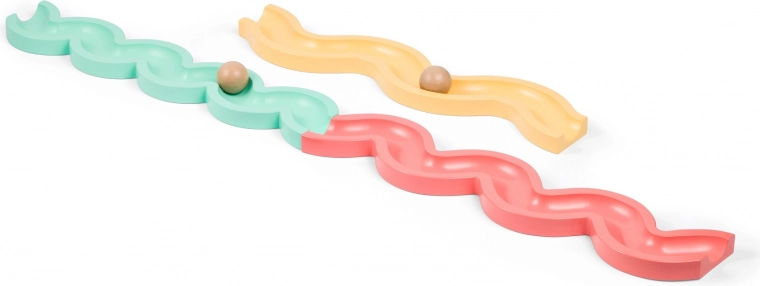 Samenwerking en vloeiende beweging van de knikker