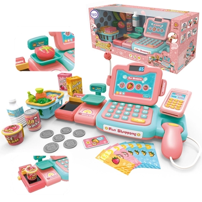 Kinderkassa Woopie met scanner en accessoires