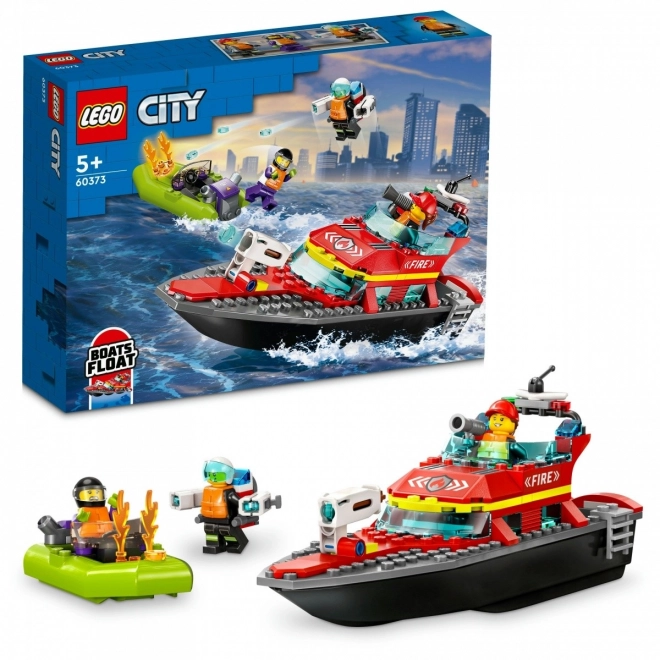 LEGO® Stad 60373 Brandweerreddingsboot en Reddingsboot
