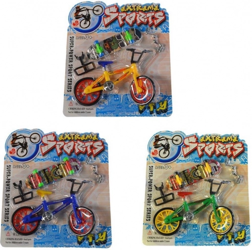 Fingerboard met BMX-wiel