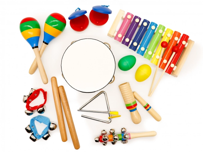 ECOTOYS Muziekset in rugzak