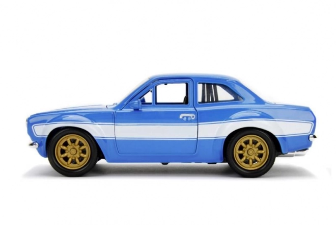 Modelauto 1974 Ford Escort uit Fast & Furious 1:24