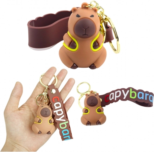 Hanger Capibara met Gele Rugzak