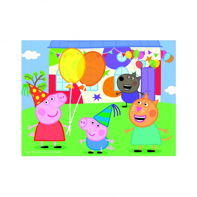 PEPPA BIG 12 Houten Licentie Blokken