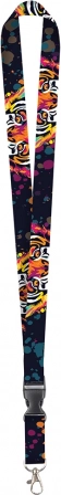 Lanyard met tijgermotief