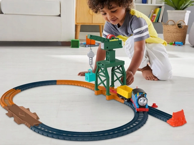 Tom en Vrienden locomotief Kraan Charles en vracht