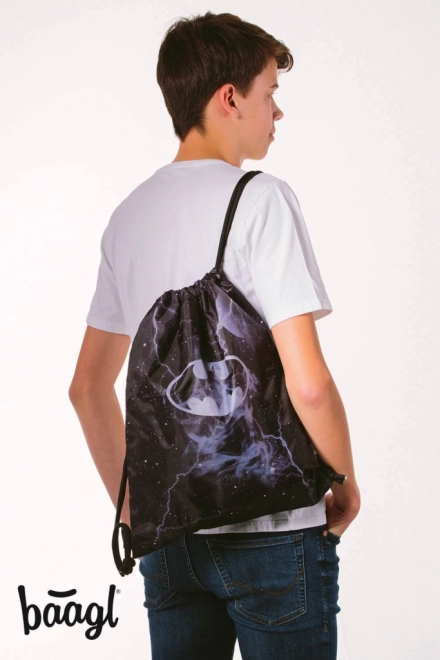 BAAGL 3 SET Ergo Batman Storm: rugzak, etui, zakje