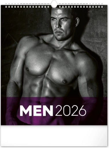 Wandkalender met mannen 2026