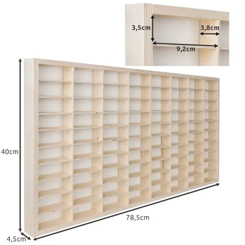 Houten plank voor autootjes