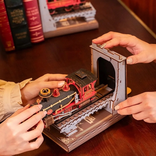 3D puzzel boekensteun Historische stoomtrein