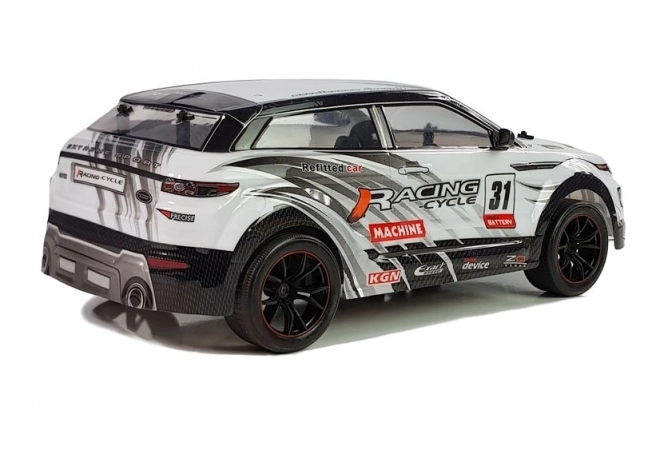 Raceauto met afstandsbediening 1:10 wit