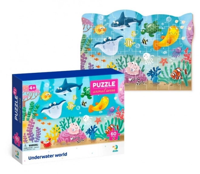 DODO Puzzel Dieren: Onderwaterwereld 60 stukken