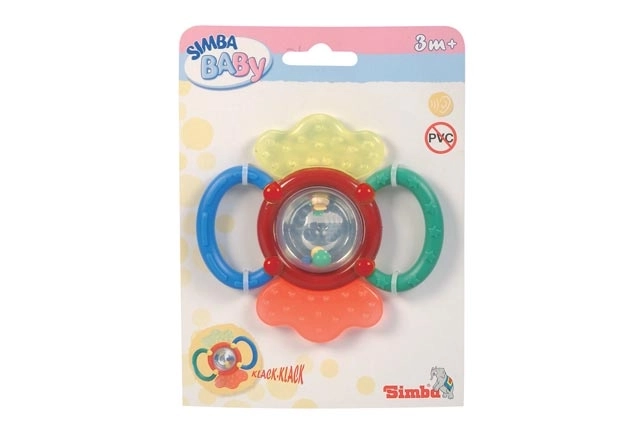 Rammelaar en bijtring in één, 12cm