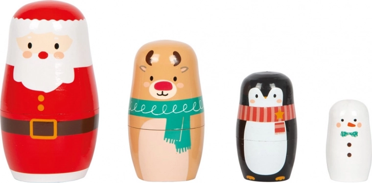 kerst houten matroesjka small foot