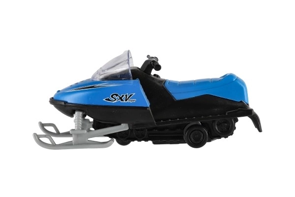 Speelgoed sneeuwscooter metaal/plastic 13 cm, opwindbaar, 6 kleuren