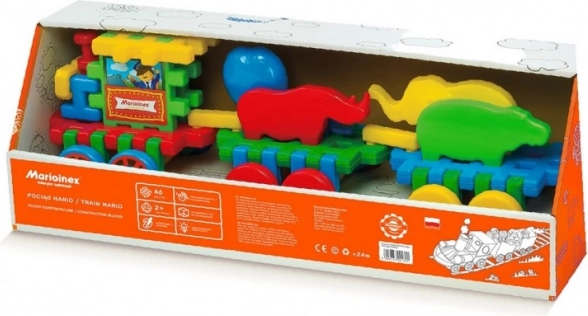 Bouwset trein MARIO – 41 stukjes