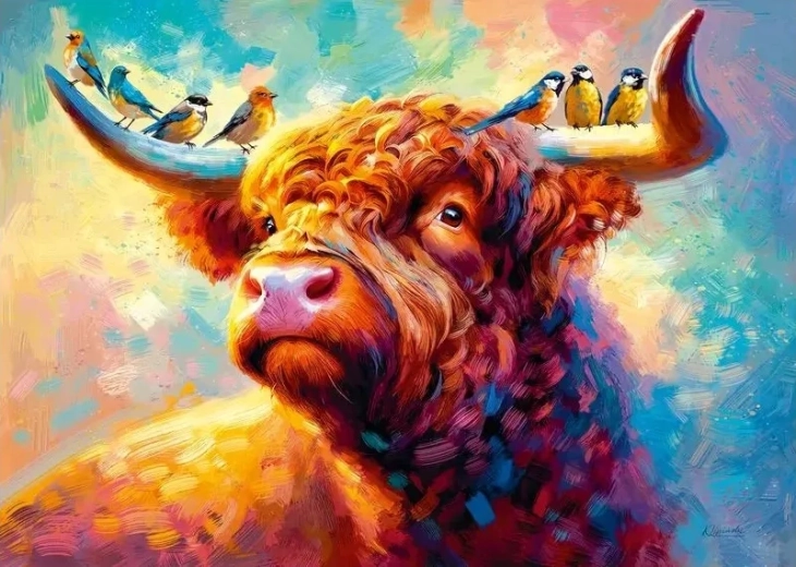 Puzzel Muziek in de Wolken 1000 stukjes