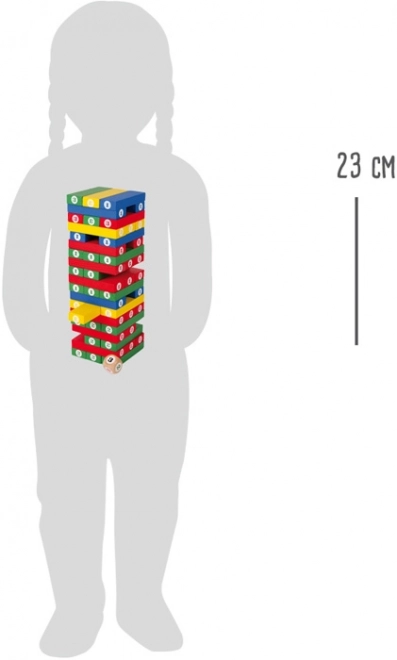 Small Foot Houten kleurrijk Jenga spel