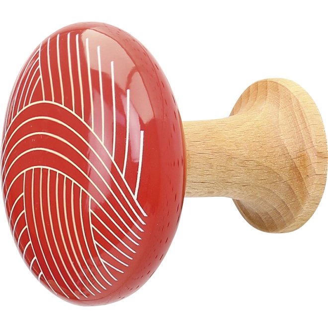 Ornamenteel rood ontwerp