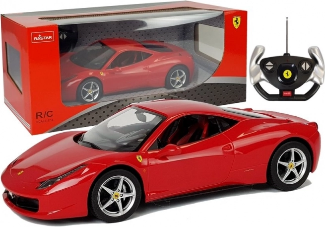 R/C Auto Ferrari 458 Italia Rastar 1:14 rood