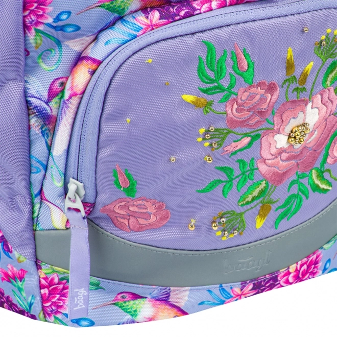 BAAGL SET 3 Airy Kolibrie: boekentas, etui, zak