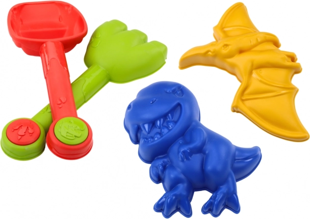 Dinosaurusvormpjes en gereedschap