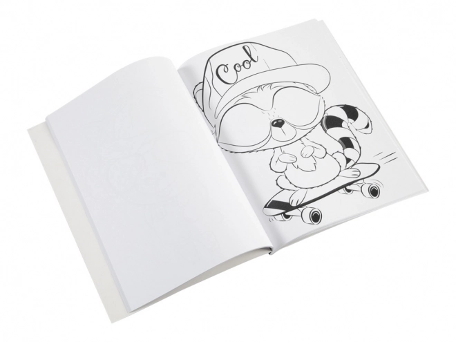 Kleurplaten met stickers
