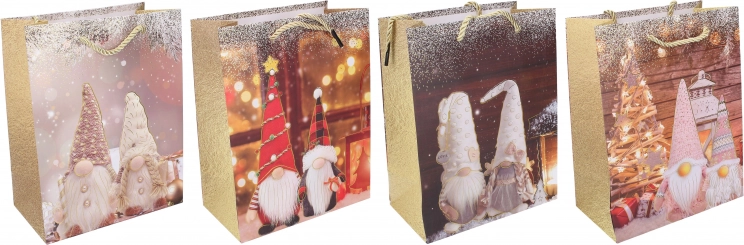 cadeautas kerst S 23 × 18 × 10 cm