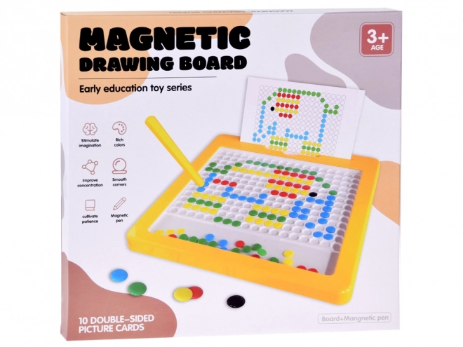 Onderwijs magnetisch bord met staafjes om te stapelen