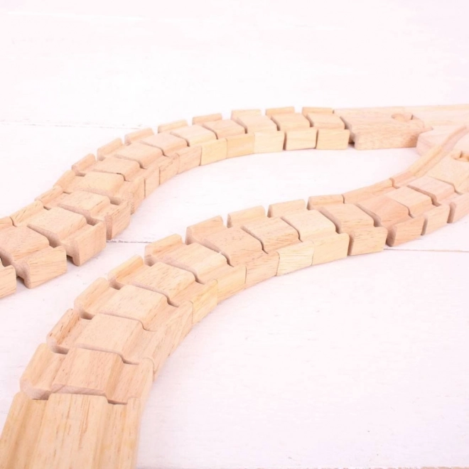 Bigjigs Rail Flexibele spoor - 2 stuks