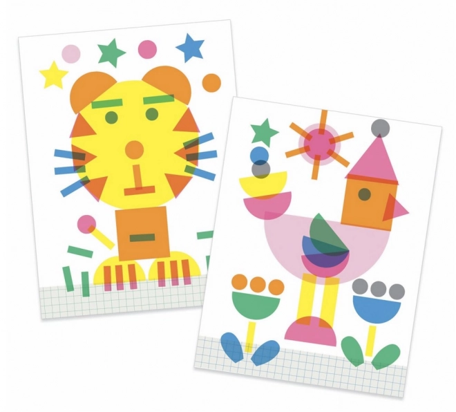 DJECO Creatieve set met stempels Dieren