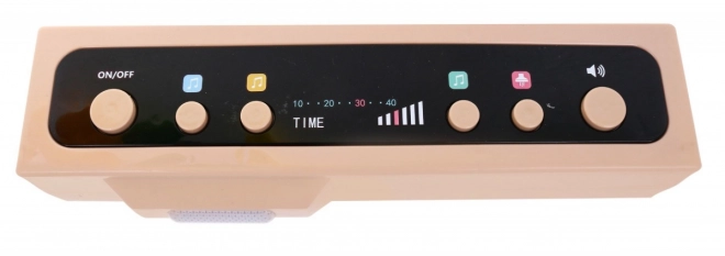 Kinderkeuken + interactieve kookplaat met stoom + audiopaneel - 65 onderdelen