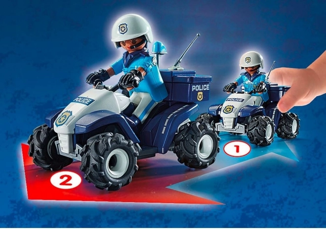 City Action politie snelle quad