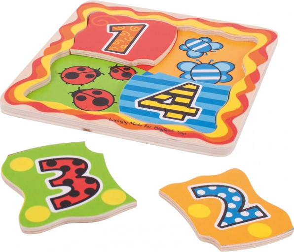 Spelenderwijs leren van de cijfers 1–4